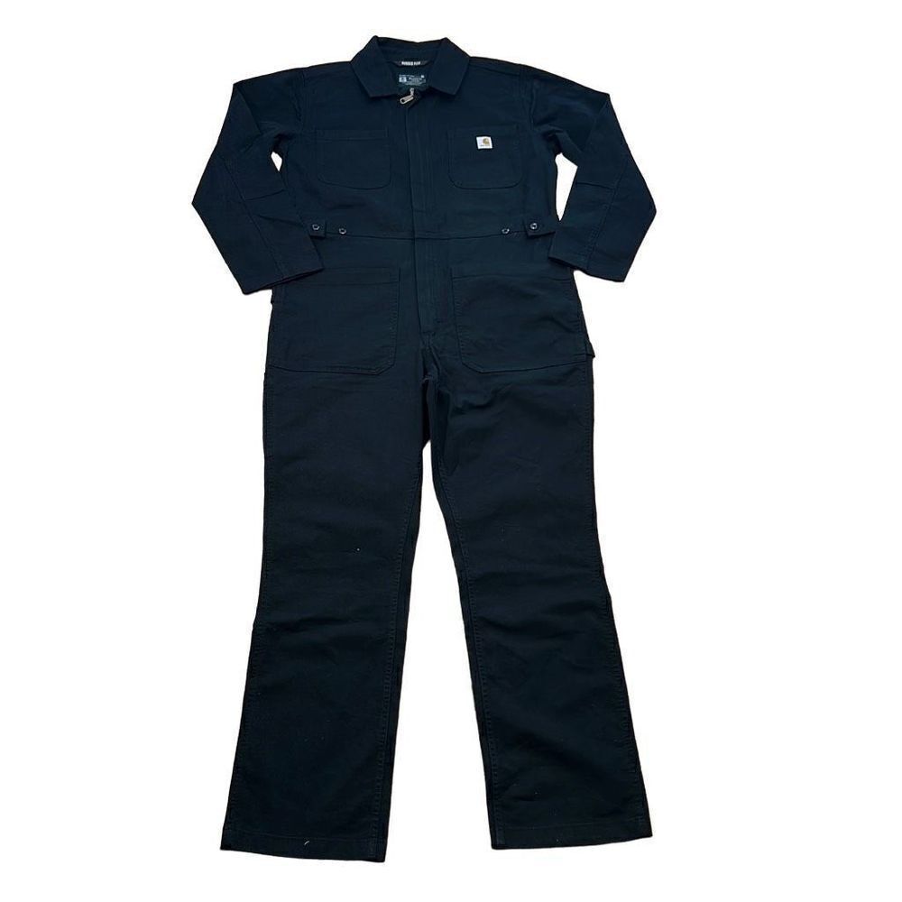NWT Carhartt women’s Rugged-Flex Relaxed Fit Canvas Coverall sz M 8-10 BN5322-W